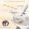 3 in 1 Hochstuhl Baby, Wandelbarer Fütterungsstuhl mit Produktbild-Vorschau 6