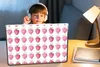 MuchoWow® Laptop Aufkleber Sticker Cover Erdbeere - Produktbild-Vorschau 3