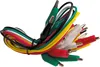 Krokodilklemmen Satz 10xKabel isoliert 54cm Farbig Produktbild-Vorschau 1