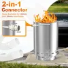 Riscaldatore per piscina a legna, contenitore in acciaio Anteprima dell’immagine prodotto 6