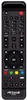 A black remote control with various buttons and labels. Anteprima dell’immagine prodotto