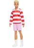 Barbie Fashionista Ken-Puppe - Red and White Strip Produktbild-Vorschau 4