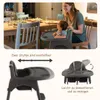 Yalion Chaise haute 2 en 1Chaise de salle à manger pour Voir les images du produit 4