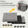 Lavička DUMOS s úložným prostorem, úložná krabice s víkem, Náhled obrázku produktu 5