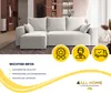 4ALLHOME Ecksofa mit Schlaffunktion TOBI, Couch, Sofa mit Produktbild-Vorschau 7