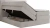 MKS MEBLE Boxspringbett 160x200 Hellgrau Cord, Produktbild-Vorschau 7