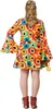 L3201152-46 große Blume gelb Damen Hippie Kleid-Kostüm Produktbild-Vorschau 3