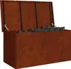 vidaXL Coffre de rangement extérieur rouillé 100 x 50,5 x Voir les images du produit 2