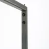 A close-up view of the metal frame of a clothing rack, showing the connection point between two metal bars secured by screws. Anteprima dell’immagine prodotto