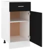 vidaXL Schubunterschrank Lyon Schwarz 40x46x81,5 cm Produktbild-Vorschau 3