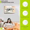 ARTland Leinwandbild Rosen auf Tisch II Größe: 70x50 cm Produktbild-Vorschau 3