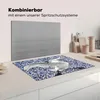 KitchenYeah© Herdabdeckplatte Schwan - Kunst - Delfter Blau Produktbild-Vorschau 3