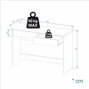 KOMTO Desk NOVA – Schreibtisch Weiß mit 2 Schubladen, Produktbild-Vorschau 7