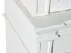 Amaretta Armoire vitrine 4 portes, vieux blanc, vintage Voir les images du produit 3