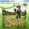 Floranica Cancello da giardino legno di nocciolo per Anteprima dell’immagine prodotto 2