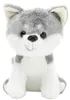 Lean Plüsch Maskottchen Huggable Wolf Weiß Grau 20Cm Produktbild-Vorschau 1