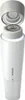 A white Philips epilator with its cap removed, showing the shaving head. Produktbild-Vorschau