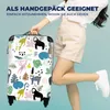 MuchoWow® Koffer Handgepäck Trolley Rollkoffer Kleine Produktbild-Vorschau 4