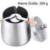 Aschenbecher für Draussen, Edelstahl Aschenbecher mit Produktbild-Vorschau 2