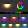 4 Stück Solarlampen für Außen Garten, RGB Solarleuchte Produktbild-Vorschau 3