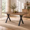 Table rectangulaire pour 4 à 6 personnes, table de salle à Voir les images du produit 2