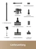 A collage of various vacuum cleaner parts and accessories, with German text labels. Produktbild-Vorschau