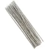 Pfeifenputzer silber Chenilledraht Ø 8mm 30cm, 25 Stk Produktbild-Vorschau 1