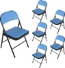 Klappstühle 6er Set Wedigo Blau Produktbild-Vorschau 1