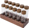 12pcs Kaffeebohnen Lagerung Röhren Glas versiegelt Produktbild-Vorschau 6