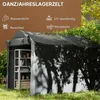 Outsunny Garagenzelt, wasserdicht Zeltgarage mit Tür, Produktbild-Vorschau 4