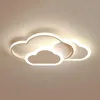 A cloud-shaped LED ceiling light fixture. Náhled obrázku produktu