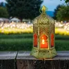 Marrakesch Boho Deko Teelichthalter Windlicht aus Metall & Produktbild-Vorschau 4
