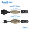 EAZY CASE 1x E27 Lampenfassung mit Kabel 3,5m, aus Produktbild-Vorschau 5