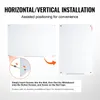 VEVOR Magnetisches Glas-Whiteboard, Wandtafel Trocken Produktbild-Vorschau 5