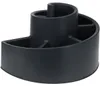 Cascade végétale en forme de spirale en plastique noir pour Voir les images du produit 15