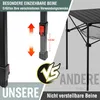 VILLEY Aluminium Klapptisch mit Tragetasche, 52 * 52 * 65cm Produktbild-Vorschau 5