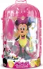Minnie Mouse doll in a beach-themed outfit and accessories, presented in its retail packaging. Náhľad obrázku produktu