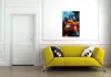Wallario selbstklebendes Poster - Brennendes  fahrendes Produktbild-Vorschau 3