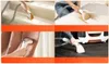 Collage of four images showing a cleaning device being used on different surfaces like stairs, a mattress, upholstery, and a floor. Podgląd zdjęcia produktu