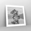 Poster - Poster ohne Rahmen - Baum Symmetrie See - 40x40 cm Produktbild-Vorschau 7