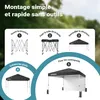 Skladací altánok Wiltec 3 x 3 m sivý s kolieskami, skladací Náhľad obrázku produktu 9