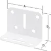 Vormann Verstellwinkel weiß 70 x 35/50 mm Produktbild-Vorschau 2