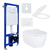 Wand‑WC Komplettset mit Vorwandelement & UP‑Spülkasten, Produktbild-Vorschau 1