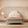 A child's bedroom with a bed, nightstand, and decor. Produktbild-Vorschau