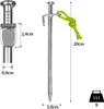 Kołek namiotowy z hakiem L 20 szt. 20 cm wykonany z Podgląd zdjęcia produktu 3