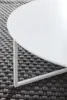 Design Couchtisch MDF Holz weiß matt Gestell Metall ø 80 Produktbild-Vorschau 6