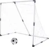 A soccer goal and ball on a white background. Produktbild-Vorschau