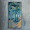 Küche Wohnzimmer Wand Leinwand Uhr 30x60 Malerei schönen Produktbild-Vorschau 2
