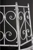 Baumbank >Varda< in weiss aus Stahl - 122x63x80cm Produktbild-Vorschau 2