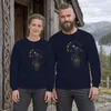 Wikinger Wolf Vegvisir Nordische Runen Kompass Mythologie Produktbild-Vorschau 3